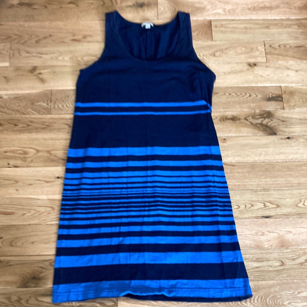 Gap, navy and royal blue, striped sundress